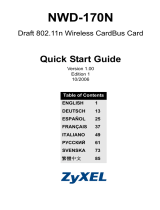 ZyXEL NWD-170 - Manuale del proprietario