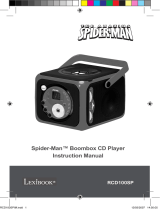 Lexibook SPIDER-MAN BOOMBOX CD PLAYER Manuale utente