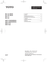 Toto WH172A Installation Instructions Manual