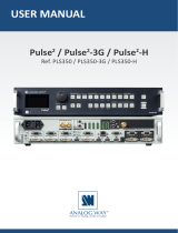 Analog way Pulse²-H Manuale utente