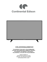 CONTINENTAL EDISON CELED55SA20B3V2 Manuale utente