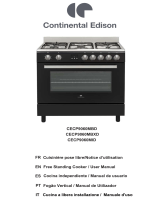 CONTINENTAL EDISON CECP9060MBXD Manuale utente