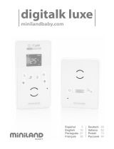 Miniland Baby digitalk luxe Manuale utente