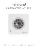 Miniland digital camera 2.4" gold Manuale utente