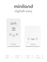 Miniland digitalk easy Manuale utente