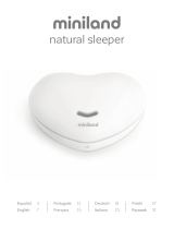 Miniland natural sleeper Manuale utente