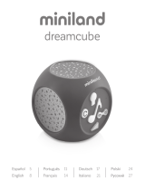 Miniland dreamcube space Manuale utente