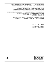 DAB FEKALIFT 300-A Instruction For Installation And Maintenance