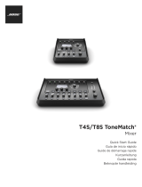 Bose T8S ToneMatch mixer Guida Rapida