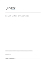 Juniper EX4200-24T-DC Manuale utente