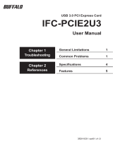 Buffalo IFC-PCIE2U3 Manuale del proprietario
