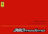 Ferrari 360 Modene 2002 Manuale del proprietario
