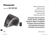 Panasonic SC-SP100EG Manuale del proprietario