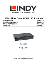 Lindy 200m Fibre Optic HDMI 4K60 Extender Manuale utente