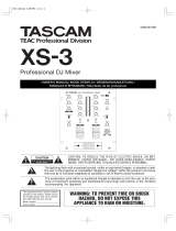 Tascam XS-3 Manuale del proprietario