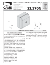 CAME ZL170N Manuale utente