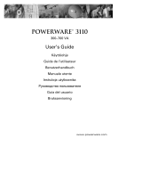 Powerware 3110 Manuale utente
