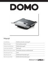 Domo Multifunktionskontaktgrill, 2000 Watt Manuale del proprietario