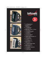 Bifinett BIFINETT KH 1133 BOUILLOIRE EN PLASTIQUE AVEC THERMOSTAT Manuale del proprietario