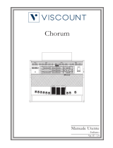 Viscount Chorum 60, Chorum 60 DLX Manuale del proprietario