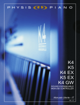 Viscount Physis Piano K4 EX Manuale del proprietario