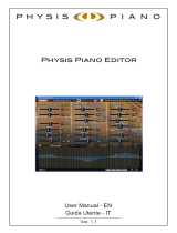 Viscount Physis Piano Editor Manuale del proprietario