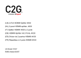 Legrand 2-Port HDMI Distribution Amplifier Splitter - 4K 30Hz Guida utente