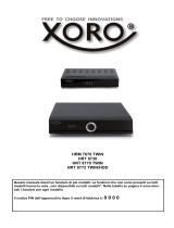 Xoro HRT 8729 / HRT 8730 (KIT / SCART / HDMI) / HRT 8770 TWIN / HRT 8772 TWIN Manuale utente