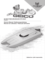 Pro Boat Miss GEICO Zelos Manuale del proprietario