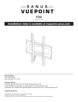 Sanus VUEPOINT F22 Manuale utente