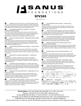 Sanus SFV265 Manuale utente