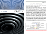 Vortex VX 2400LP Series Manuale utente