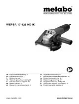 Metabo WEPBA 17-125 HD IK Istruzioni per l'uso