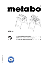 Metabo KGT 501 Istruzioni per l'uso