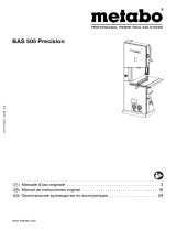 Metabo BAS 505 Precision DNB Istruzioni per l'uso