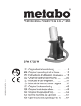 Metabo SPA 1702 W Istruzioni per l'uso