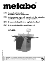 Metabo HC 410 G/5,50 DNB Istruzioni per l'uso