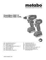 Metabo PowerMaxx SSD 12 BL Istruzioni per l'uso