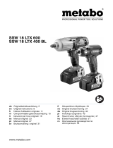 Metabo SSW 18 LTX 400 BL Istruzioni per l'uso
