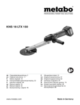 Metabo KNS 18 LTX 150 Istruzioni per l'uso
