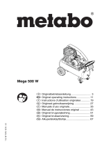 Metabo MEGA 500 W Istruzioni per l'uso