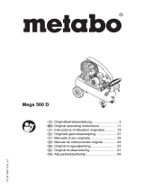 Metabo Mega 500 D Istruzioni per l'uso