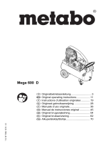 Metabo Mega 600 D Istruzioni per l'uso