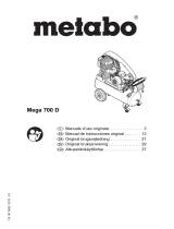 Metabo MEGA 700 D Istruzioni per l'uso