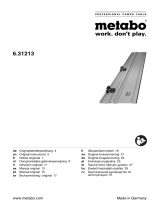Metabo Guide rail 1500 mm Istruzioni per l'uso