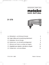 Metabo Angle drill.and screwdriv.attachment Istruzioni per l'uso