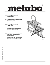 Metabo Transversing SADDLE PKF 255 Istruzioni per l'uso