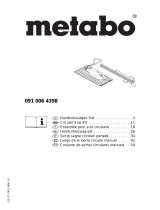 Metabo Circular saw set FLEXO 500 Istruzioni per l'uso