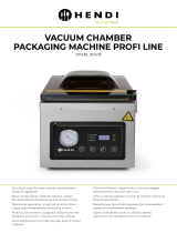 Hendi 201428 Vacuum Chamber Packaging Machine Profi Line Manuale utente