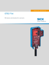 SICK GTB2 Flat Miniature photoelectric sensors Istruzioni per l'uso